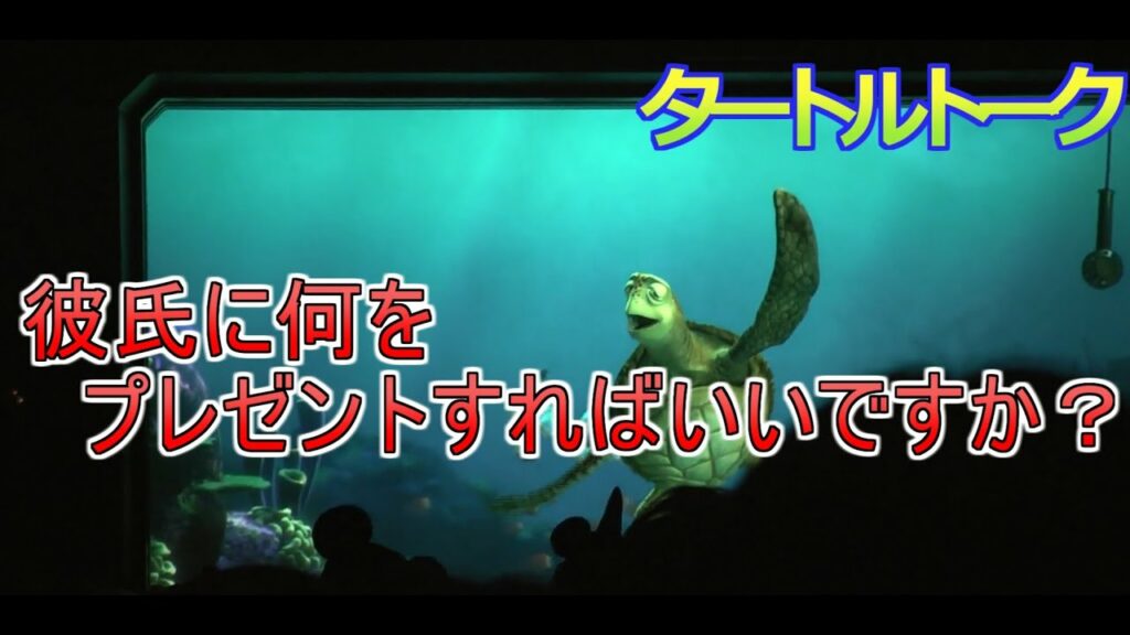 彼氏に何をプレゼントすればいいですか?【タートルトーク】東京ディズニーシー