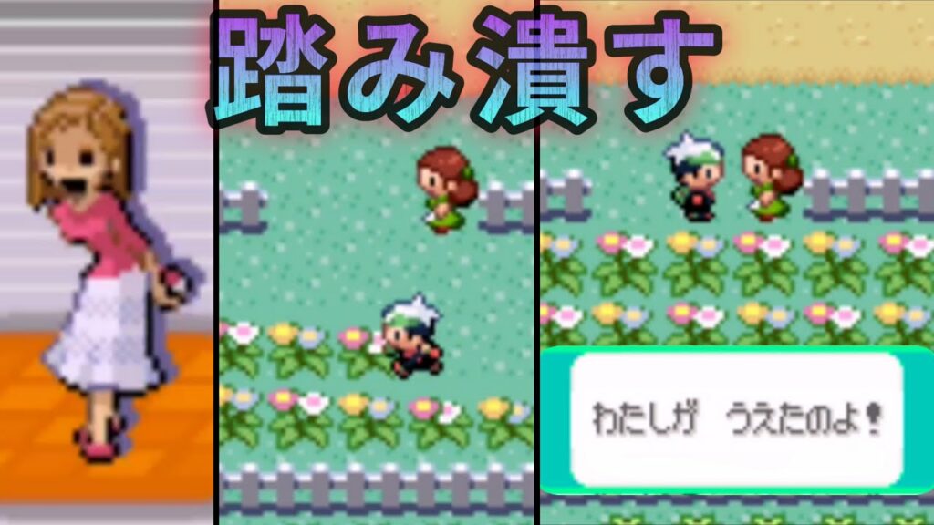 花を全て踏み潰すと……【ポケモンエメラルド】
