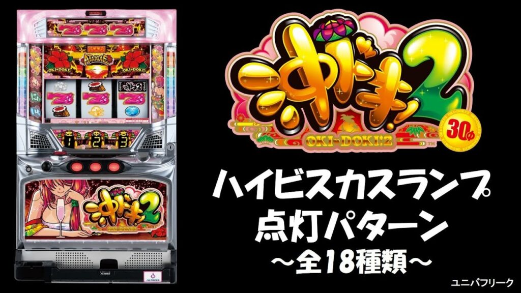 「沖ドキ!2-30」ハイビスカスランプ点灯パターン~全18種類~